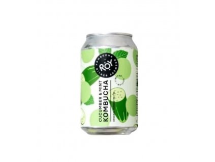Kombucha uhorka mäta BIO 330ml ROY