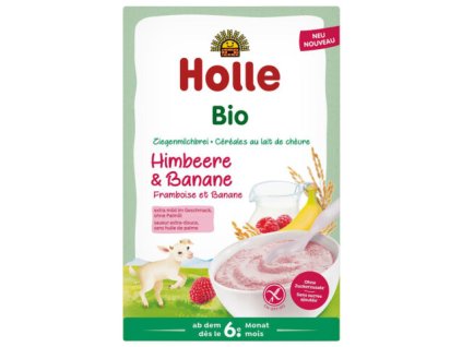 mliečna kaša kozia s malinami bio holle predajňa bratislava biopotraviny