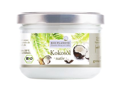 kokosový olej v bio kvalite bioplanette gourmet