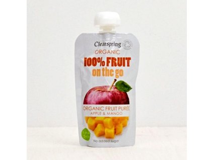 pyré jablko mango kapsička vegan bioveci biopotraviny