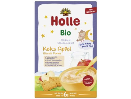 nočná kaša s jablkami bio holle bioveci