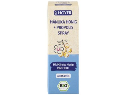 sprej do hrdla manuka med propolis bioveci biopotraviny bez alkoholu alergie