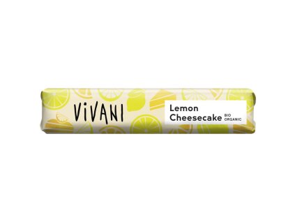 vivani čokoládá tyčinka lemon citrón cheesecake bioveci biopotraviny