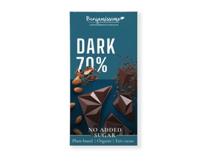 horka cokolada 80 bez pridaneho cukru bio 70g benjamissimo bioveci petržalka bratislava