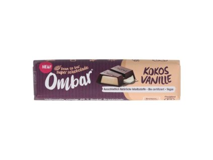 ombar bio čokoláda horká kokos vanilka bioveci