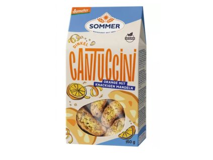 CANTUCCINI demeter bioveci biopotraviny vegan s pomarančom