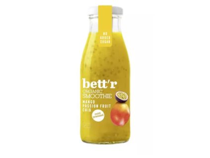 smoothie mango passion fruit chia bioveci biopotraviny vegan