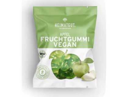 želé cukríky zelené jablko bioveci biopotraviny vegan bez lepku bez mlieka