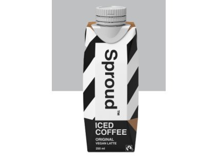 sproud ľadová káva bioveci biopotraviny vegan bez lepku bez mlieka káva so sebou