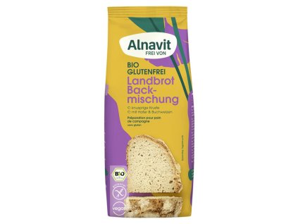 zmes na chlieb bioveci biopotraviny vegan bez lepku bez mlieka alnavit na pečenie