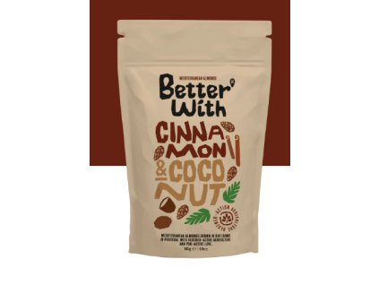 mandle so škoricou a kokosom bioveci biopotraviny vegan