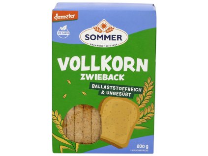 suchare celozrnné bivoeci biopotraviny vegan