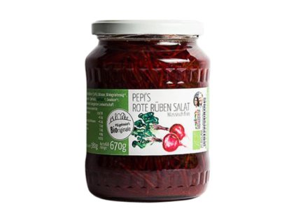 šalát z červenej repy cvikla strúhaná bioveci