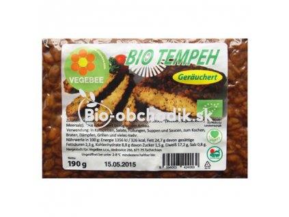 tempeh bio udeny 190g vegebee 5512