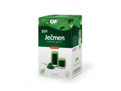 zelený jačmeň prášok green ways bio bioveci