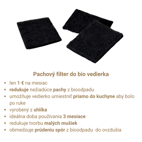 pachový filter, uhlíkový filter