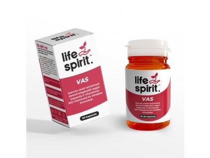 lifespirit szerves vas kapszula b12 c vitaminnal vorosbor kivonattal 60db