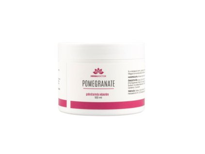 herbadoctor pomegranate granatalmas kezkrem 100ml