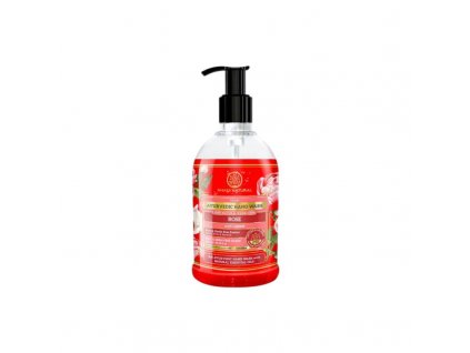 Khadi Natural Anti Germ Rose Handwash Ajurvédsky Dezinfekčný roztok na ruky s ružovou vodou 300 ml