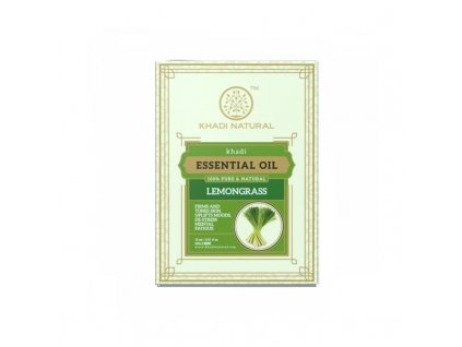 Khadi Natural Lemongrass Ayurvédsky čistý éterický olej z citrónovej trávy 15 ml