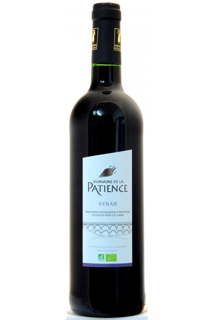 PATIENCE IGP CPG rouge Syrah 2019 F