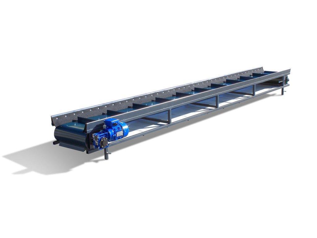 Pásový dopravník s unášeči