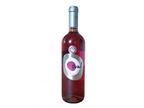 ruzove polosladke vino 750ml