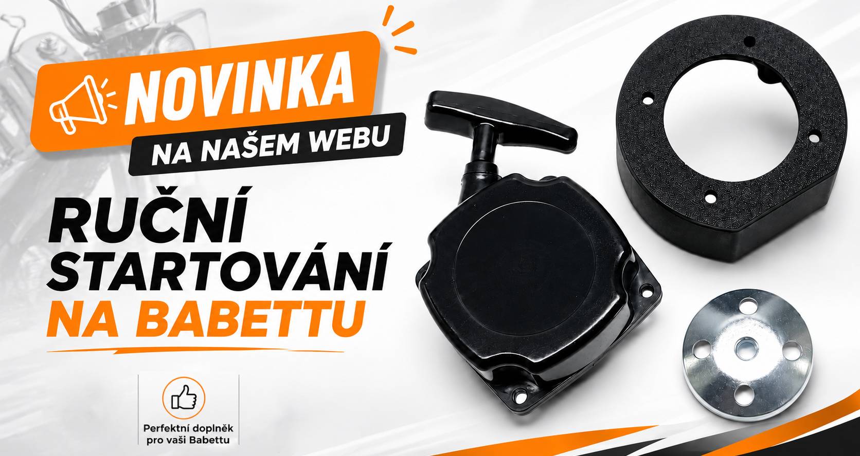 Ruční startování Babetta