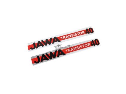 Nálepka JAWA Transistor 40 (sada 2 ks)