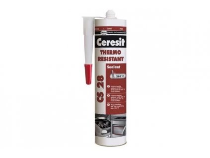 Ceresit CS 28 - 300 ml tepelně odolný tmel červený
