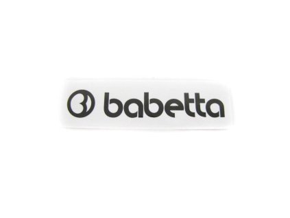 Nálepka BABETTA 135x25 černá průhledný podklad 2ks