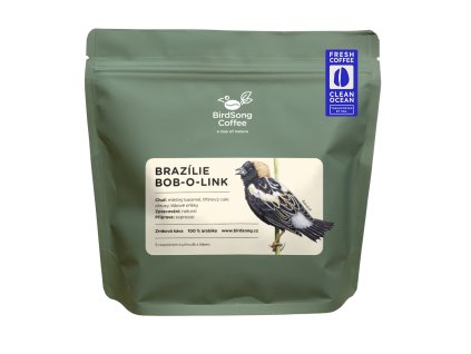 Káva Brazílie Bobolink – BirdSong Coffee, pražená na espresso
