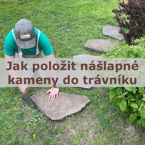Jak položit nášlapné kameny do trávníku?