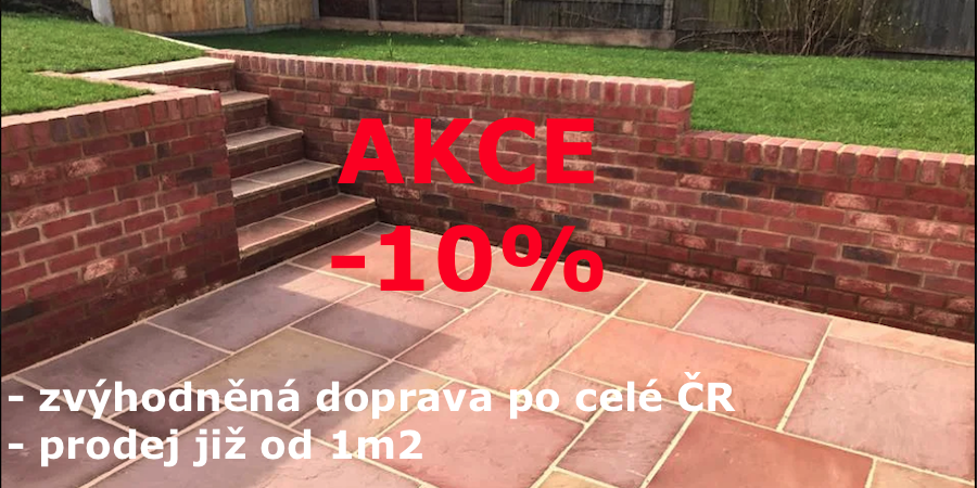 Pískovec růžový -10%