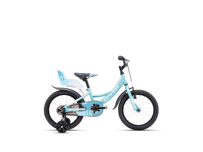 JENNY - tyrkysová / biela 8" (Frame Size 8")