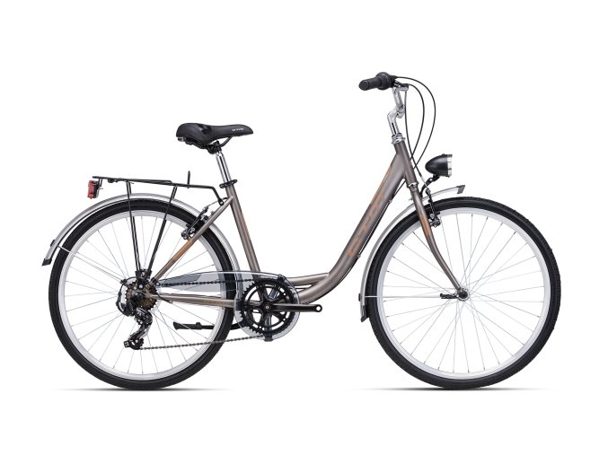 OLIVIA 2.0 - matná šedohnedá / hnedá 17 (430) (Frame Size 17" (430))