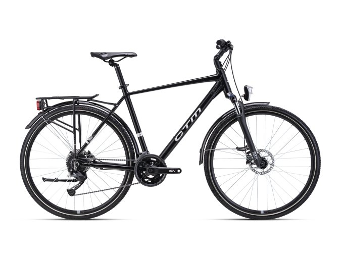 Trekové kolo CTM TRANZ 2.0 matná černá (2026) (Frame Size 17")