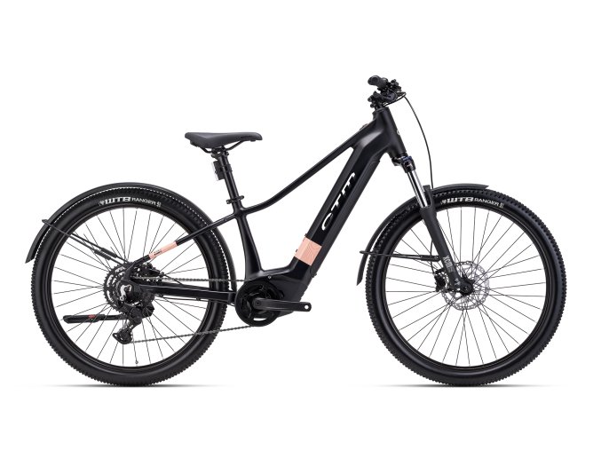 Horské elektrokolo CTM RUBY GX 27,5" E-Allroad - matná černá (2026) (Frame Size S ( 14"))