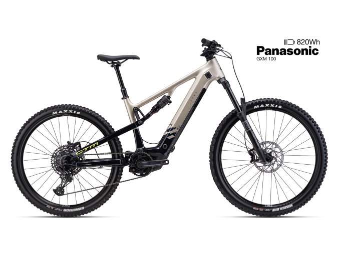 Celoodpružené horské elektrokolo CTM ZYNK GX Xpert - tmavá modrá/titánová (2026) (Frame Size M (17"))