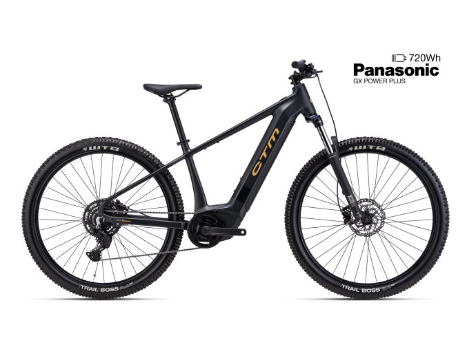 Horské eletrokolo CTM PULZE GX - matná černá (2026) (Frame Size M (17"))