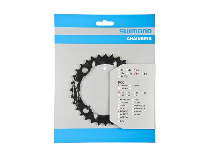 91282 shimano prevodnik trekking ost fc mt300 32 z 9 spd trojprevodnik