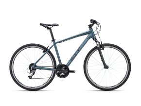 Krosové kolo CTM STARK 1.0 - matná šedomodrá (Frame Size L (19"))