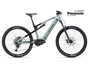 Horské elektrokolo CTM AREON GX Xpert černá/šalvějová (Frame Size L)