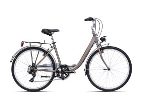 OLIVIA 2.0 - matná šedohnedá / hnedá 17 (430) (Frame Size 17" (430))