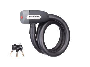 Zámek CTM Cable spirálový 15x1000mm