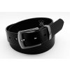 Kožený opasek XL - černý, spona Eris