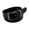 Kožený opasek černý, spona Gaia