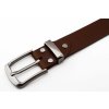 Kožený opasek XL - hnědý, spona Artemis
