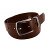 Kožený opasek XL hnědý, spona Eris