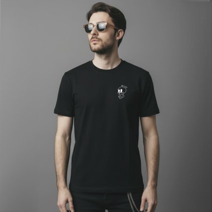 bison-sons-moto-tricko-s-potiskem-take-it-easy-cerne-panske